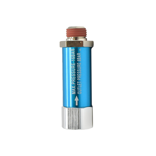 Interstate Pneumatics WR1115 1/4" NPT In-Line 120 PSI Fixed Preset Pressure Regulator