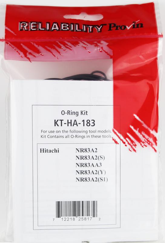 Reliability Provin O-Ring Kit KT-HA-105 for Metabo / Hitachi: NV65AC, NV83A, NV83A2, NV83A3, NV83A4