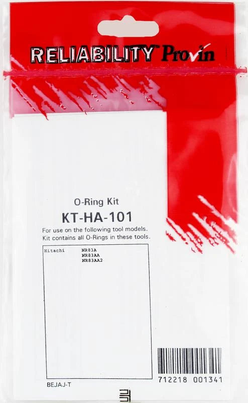 Reliability Provin O-Ring Kit KT-HA-101 for Metabo / Hitachi: NR83A, NR83AA, NR83AA2